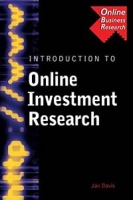 Introduction to Online Investment Research артикул 9166c.